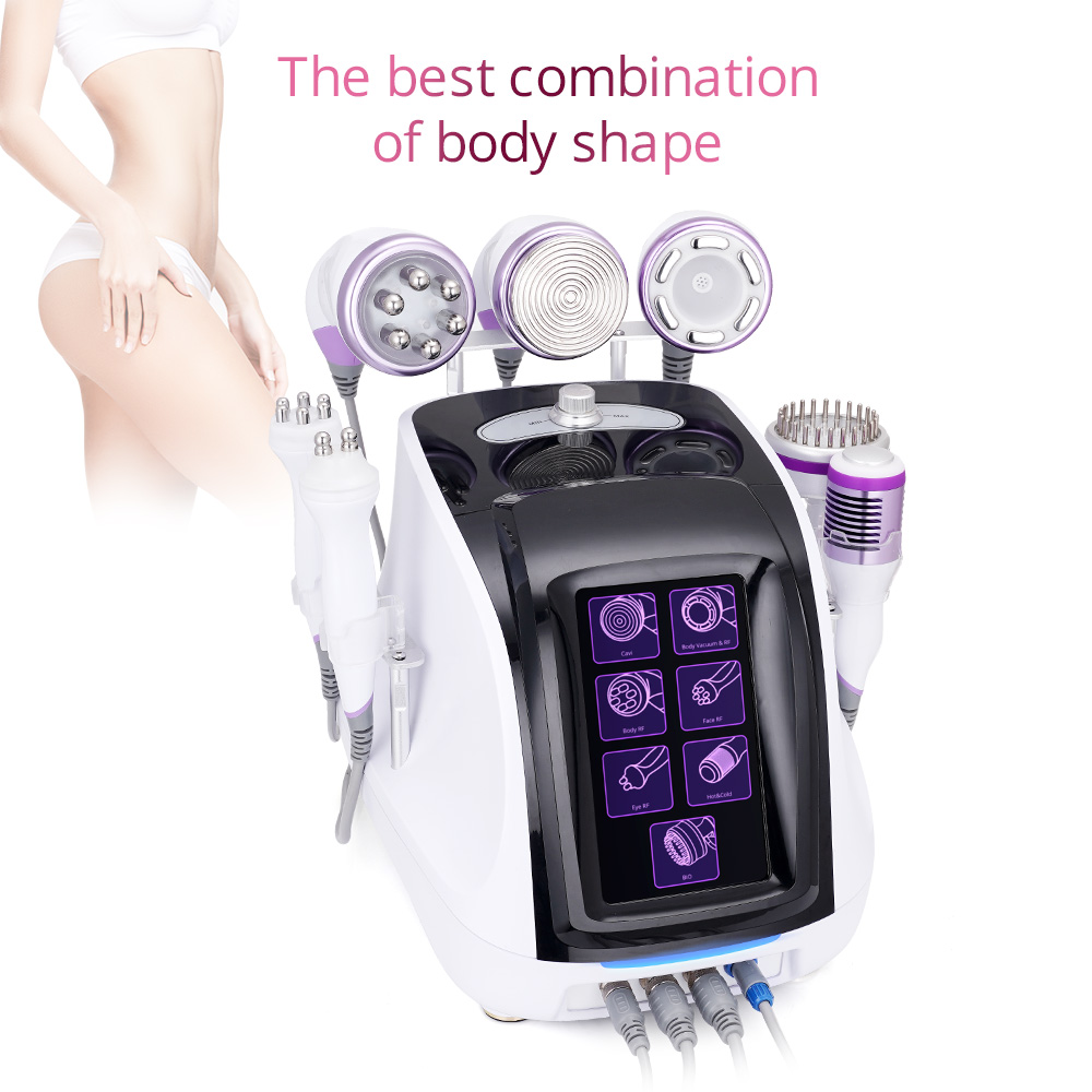 UNOISETION Ultrasonic Cavitation Machine 8 in 1 Body Sculpting Skin Tightening Skin Care Machine